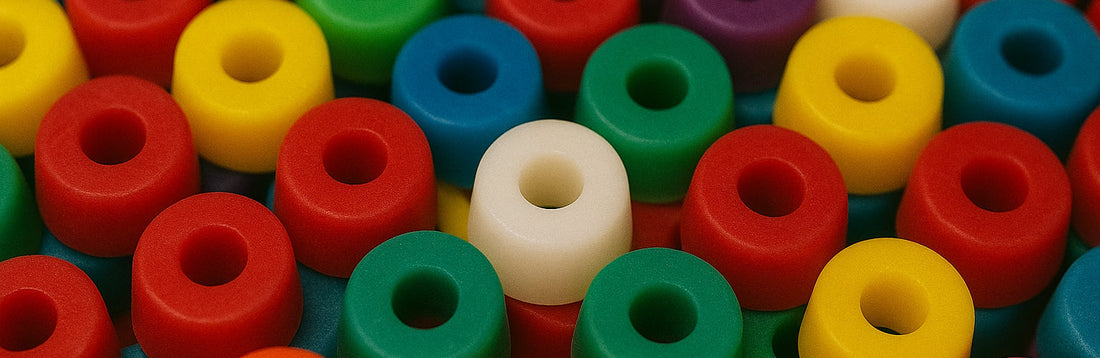 Welke skateboard bushings heb ik nodig? Uitleg over types, hardheid en afstelling
