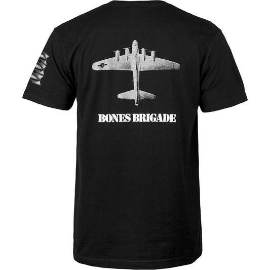 Powell Peralta Bones Brigade Bomber T-shirt - Black (Maat L)