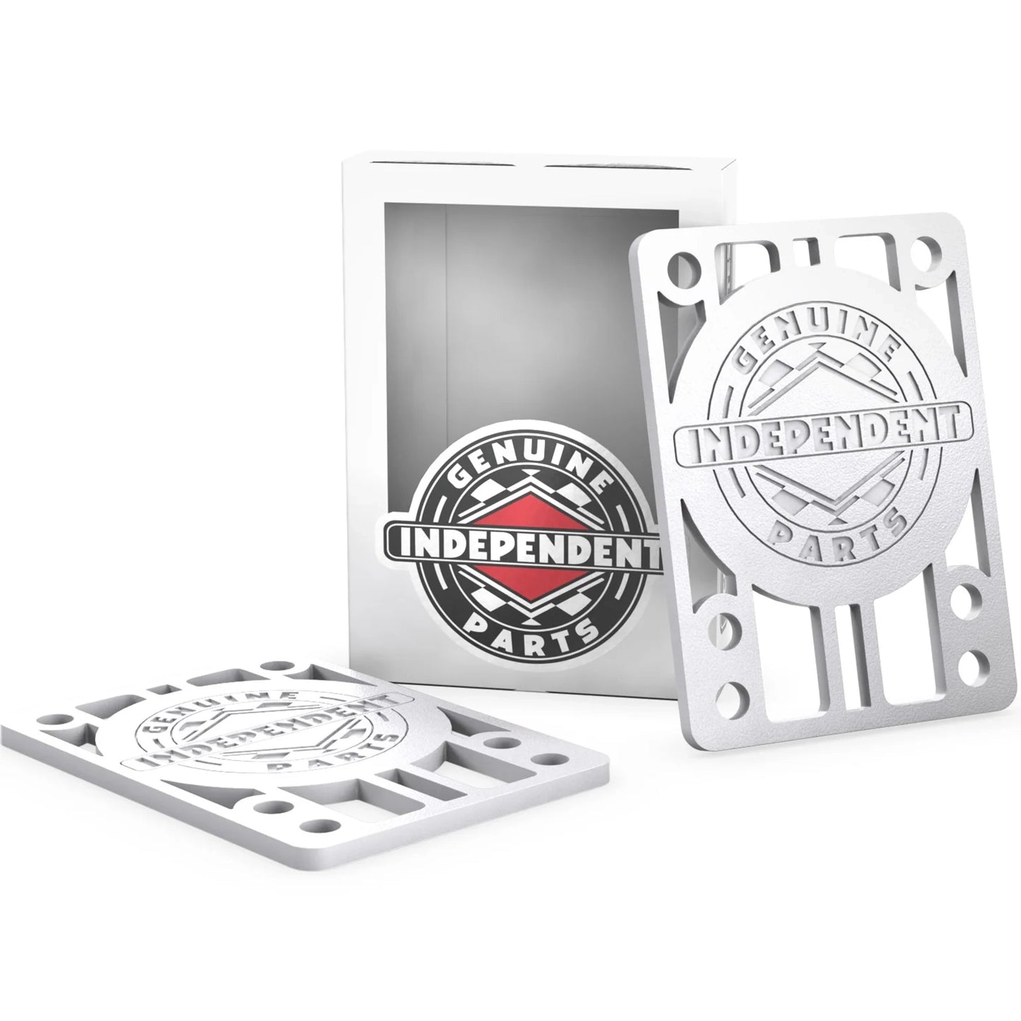 Independent 1/8" Riser White