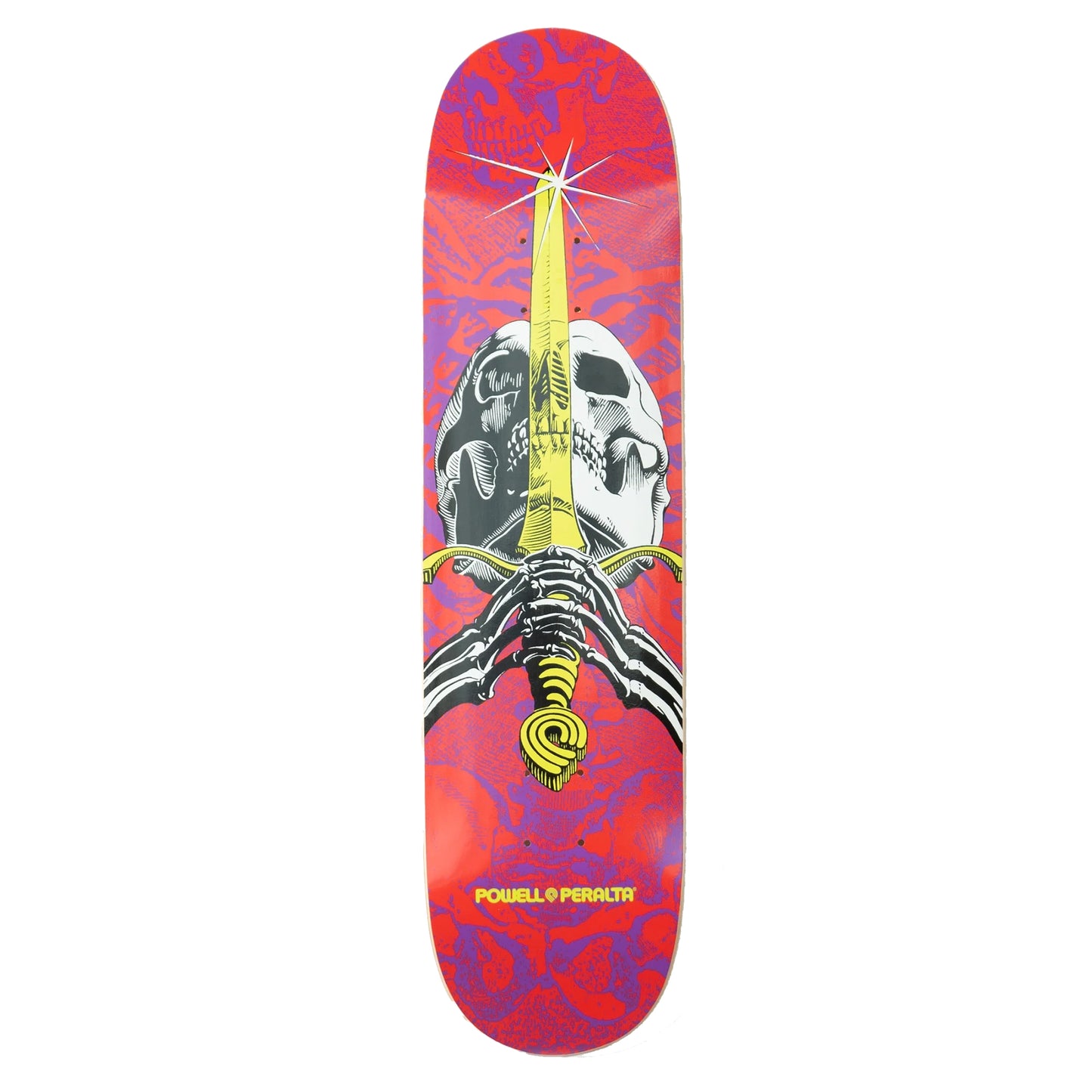 Powell Peralta Skull & Sword Birch 8.0 Red Purple