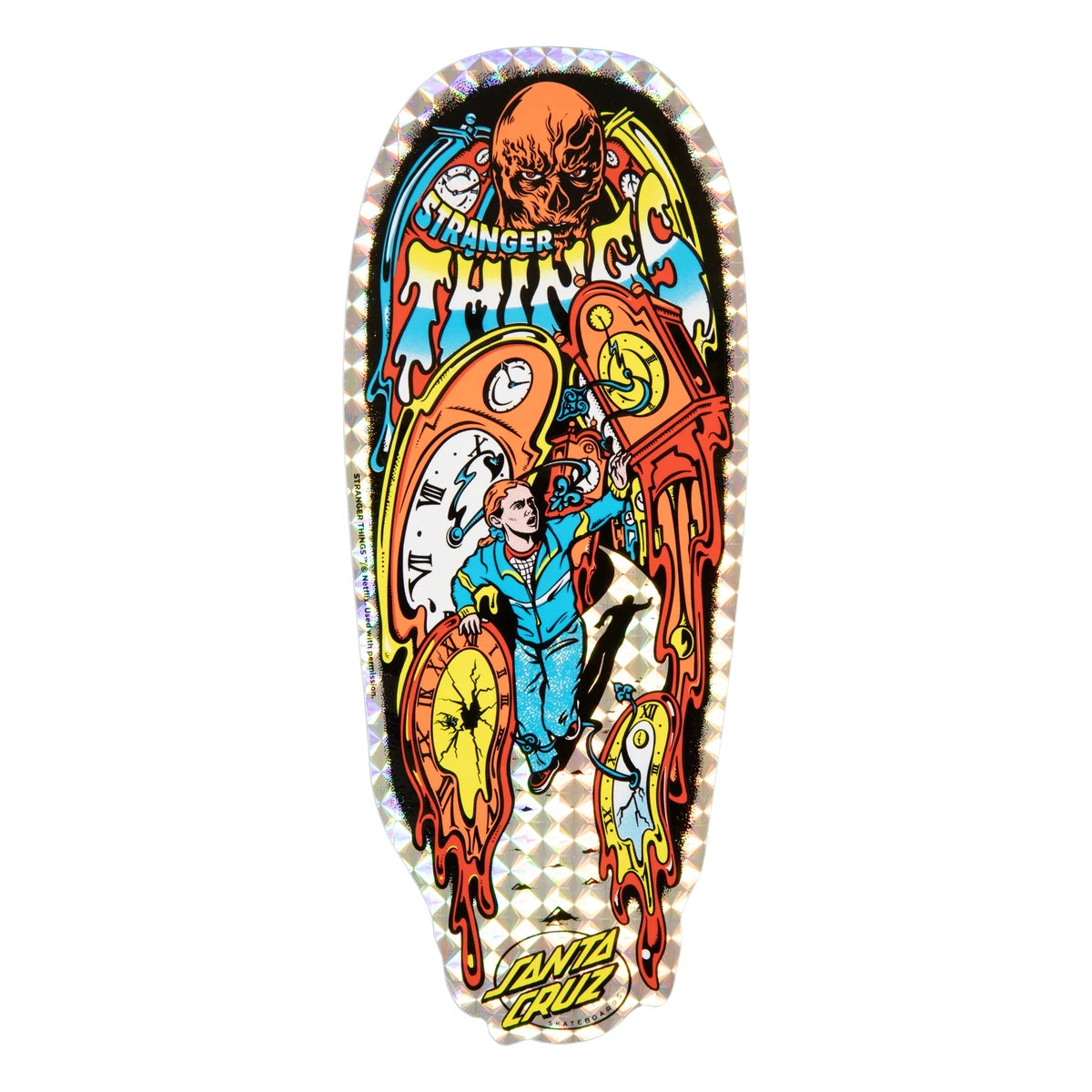 Santa Cruz - Stranger Things Grabke Max Melting Clock 9.7in x 29.4in