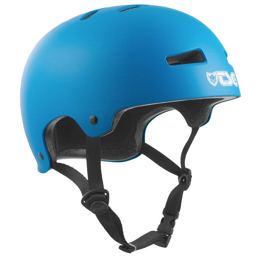 TSG Evolution Solid Color skateboard helm - Kleur: satin dark cyan - Maat: S/M