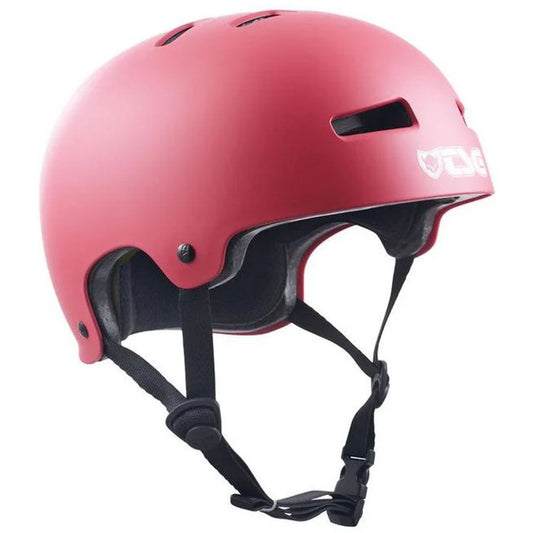 TSG Evolution Solid Color skateboard helm - Kleur: satin gentle red - Maat: L/XL