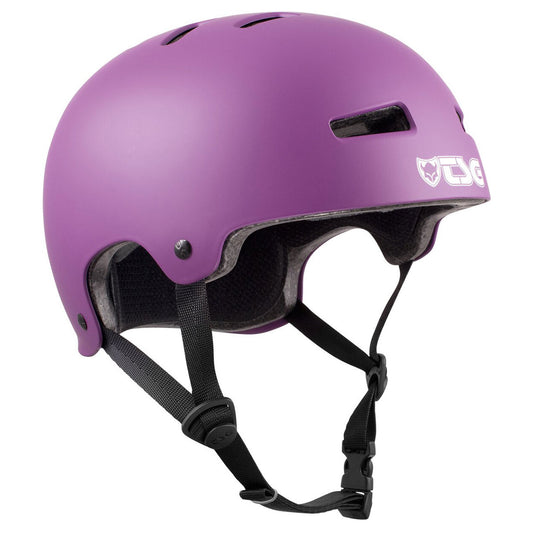 TSG Evolution Solid Color skateboard helm - Kleur: satin purplemagic - Maat: S/M