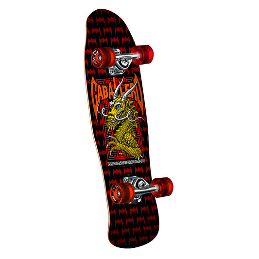Powell Peralta Cruiser - Caballero Street Dragon • Black / Red • 59mm x 80a Cruiser Wheels (Birch)