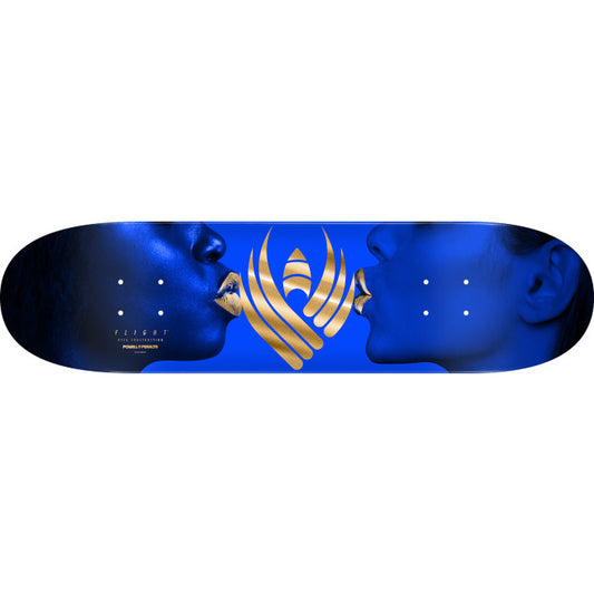 Powell Peralta Kiss 8.63" Blue / Gold Foil FLIGHT® Skateboard Deck