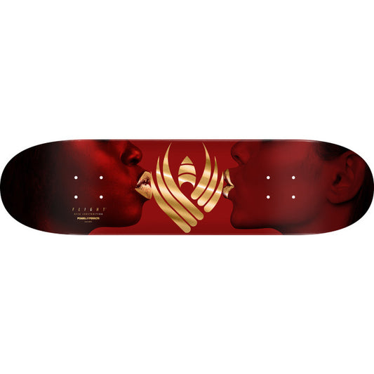Powell Peralta Kiss 8.75" Burgundy / Gold Foil FLIGHT® Skateboard Deck