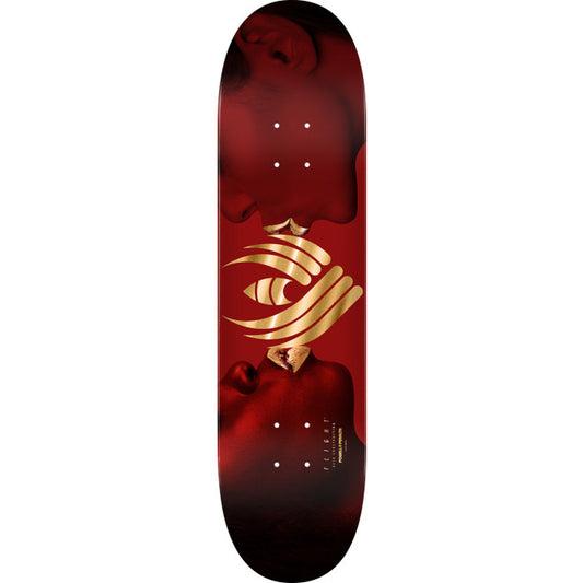 Powell Peralta Kiss 8.75" Burgundy / Gold Foil FLIGHT® Skateboard Deck
