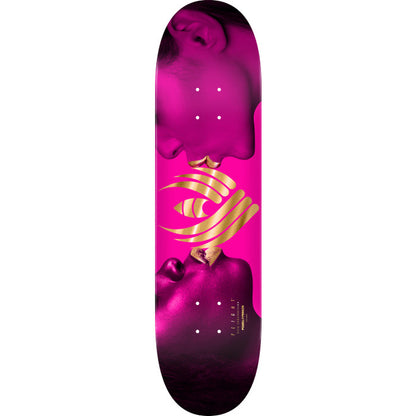 Powell Peralta Kiss 8.25" Pink / Gold Foil FLIGHT® Skateboard Deck