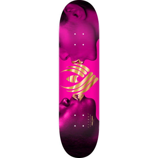 Powell Peralta Kiss 8.25" Pink / Gold Foil FLIGHT® Skateboard Deck