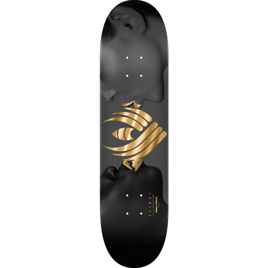 Powell Peralta Kiss 9.0" Charcoal / Gold Foil FLIGHT® Skateboard Deck