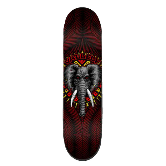 Powell Peralta Deck - Mike Vallely Elephant - Black / Burgundy - 8.0"  (Birch)
