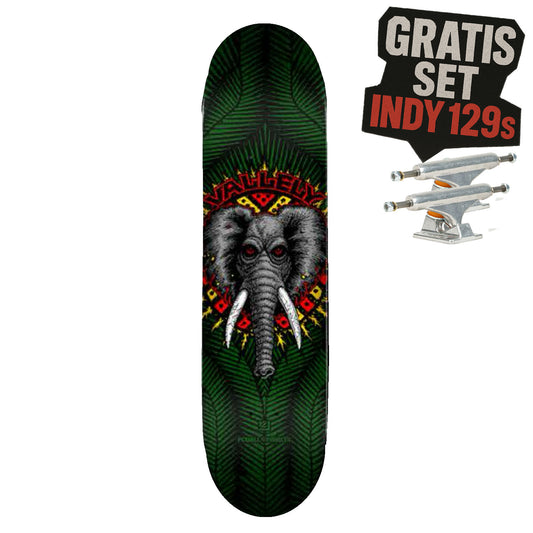 Powell Peralta Deck - Mike Vallely Elephant - Green - 7.5" (Birch)