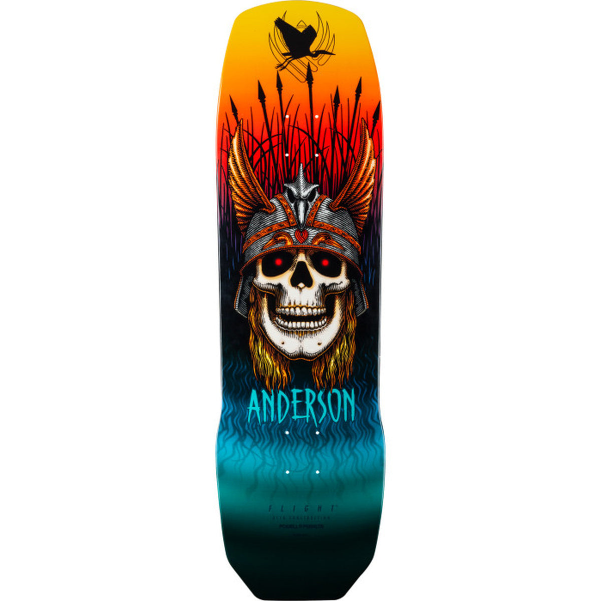 Powell Peralta Pro Andy Anderson Heron FLIGHT® Skateboard Deck - Shape 290 9.13 x 32.8
