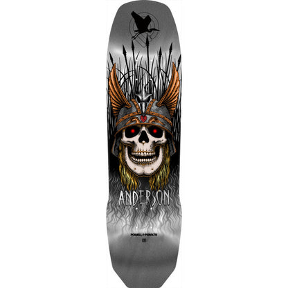 Powell Peralta 7-Ply Maple Andy Anderson Heron Skull 9.13" Gold Foil