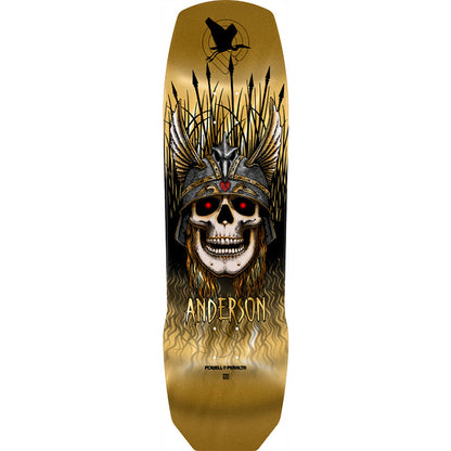 Powell Peralta Andy Anderson Heron Skull 9.13" Gold Foil