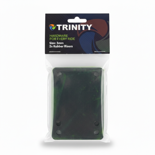 TRINITY hardware - set van 2 rubberen riser pads - shock pads (3mm)