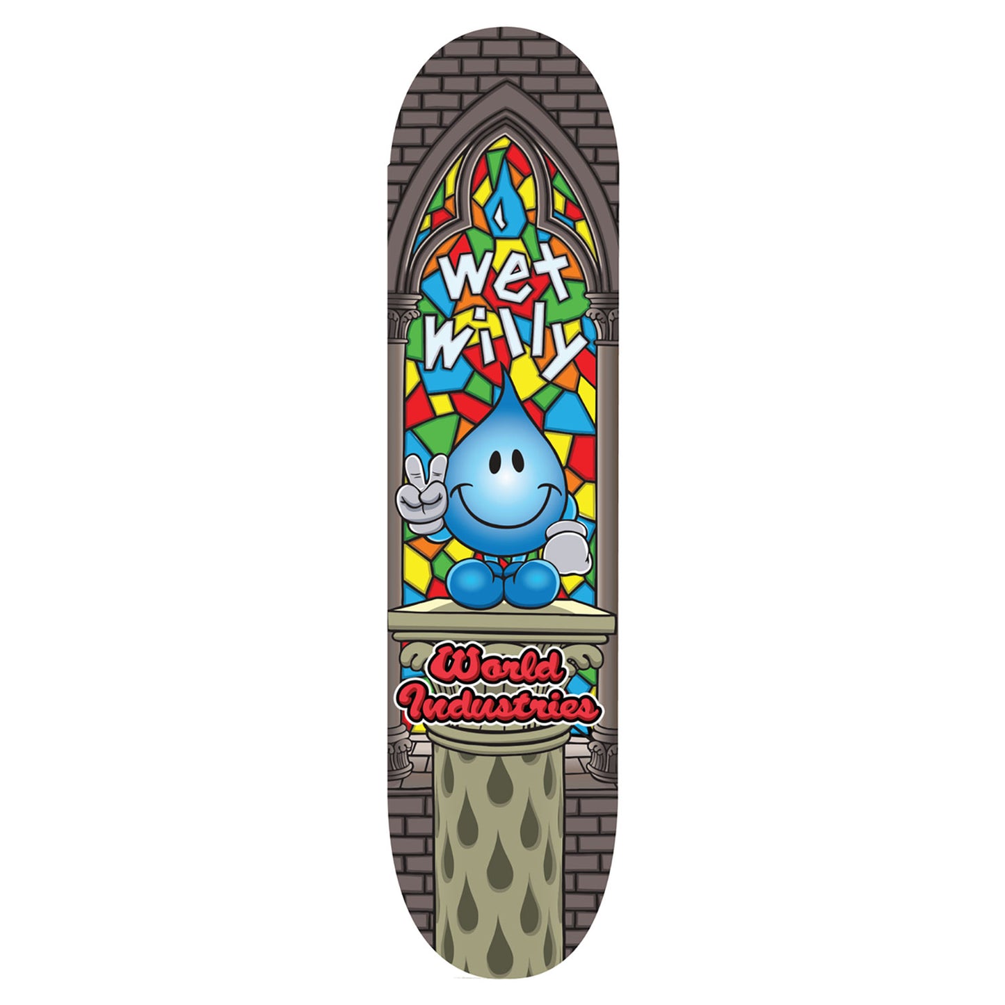 World Industries Skateboards - Wet Willy Stained Glass 8.25