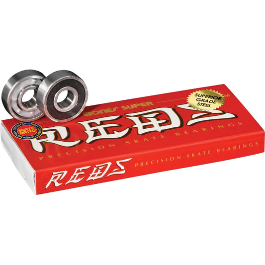 Bones Bearings Super Reds skateboard lagers