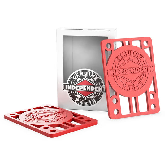 Independent 1/8" Riser Red