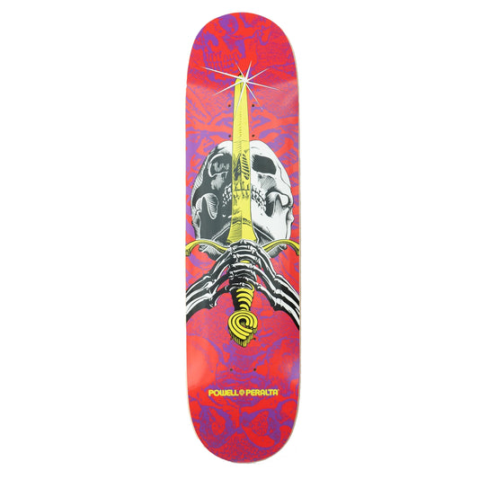 Powell Peralta Skull & Sword Birch 8.0 Red Purple