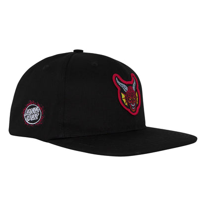 Santa Cruz - Stranger Things Hellfire Club Snapback Hat - Black