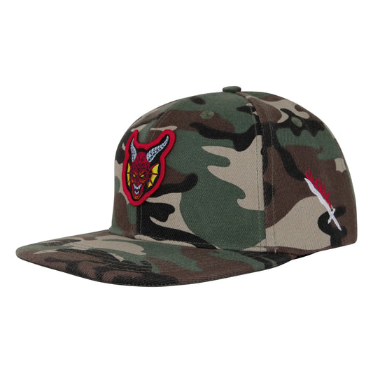 Santa Cruz - Stranger Things Hellfire Club Snapback Hat - Camo