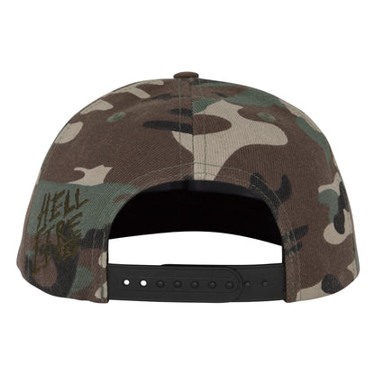 Santa Cruz - Stranger Things Hellfire Club Snapback Hat - Camo