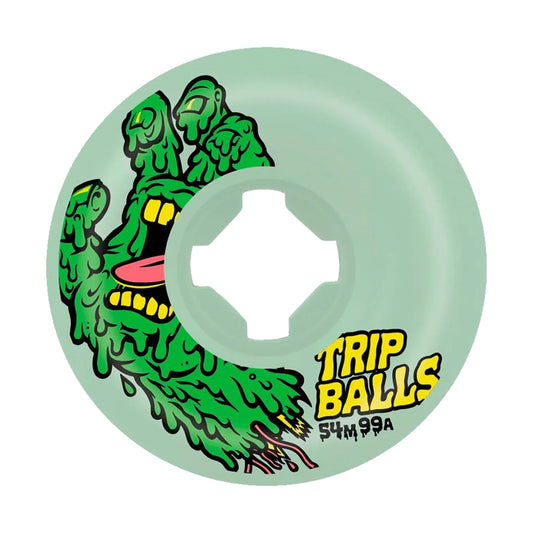 Slime Balls Face Melter GITD 99A 54mm skateboardwielen