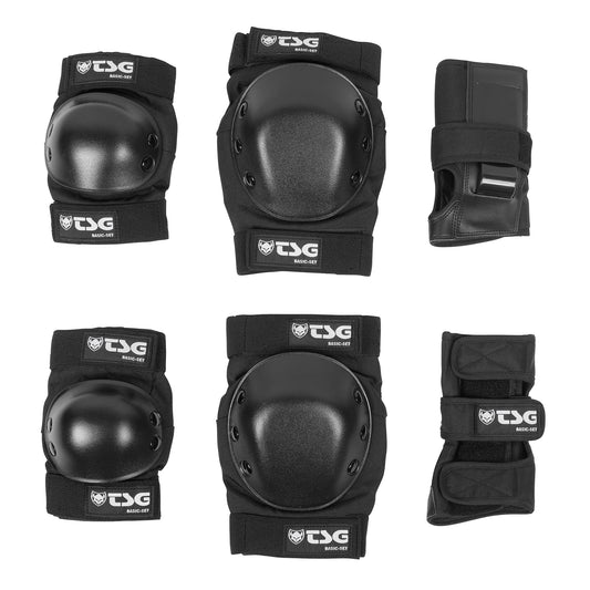 TSG Basicset – complete bescherming met knieën, ellebogen en pols
